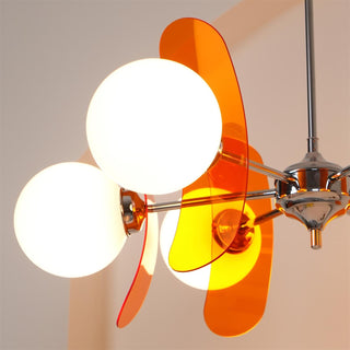 Phosphorescent Modern Glass Chandelier