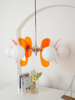 Phosphorescent Modern Glass Chandelier