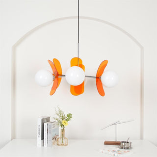 Phosphorescent Modern Glass Chandelier