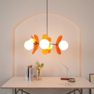 Phosphorescent Modern Glass Chandelier