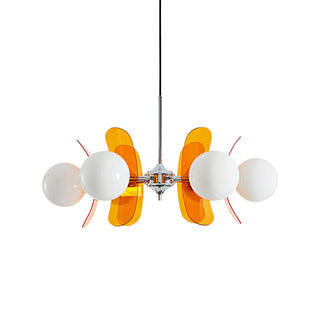 Phosphorescent Modern Glass Chandelier
