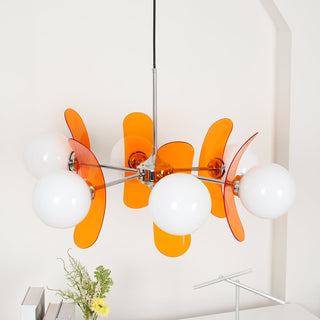 Phosphorescent Modern Glass Chandelier