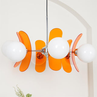 Phosphorescent Modern Glass Chandelier
