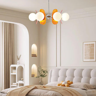 Phosphorescent Modern Glass Chandelier
