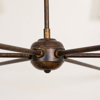 Piaf Grande Farmhouse Brass Chandelier