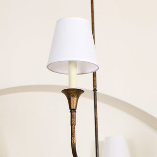 Piaf Grande Farmhouse Brass Chandelier