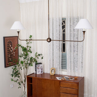 Piaf Grande Farmhouse Brass Chandelier
