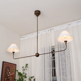 Piaf Grande Farmhouse Brass Chandelier