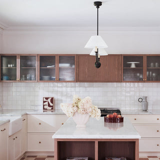 Piaf Grande Farmhouse Brass Chandelier
