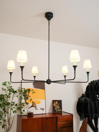 Piaf Grande Farmhouse Brass Chandelier