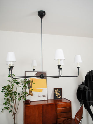 Piaf Grande Farmhouse Brass Chandelier