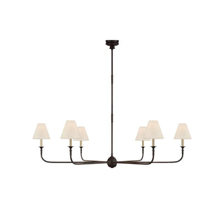 Piaf Grande Farmhouse Brass Chandelier