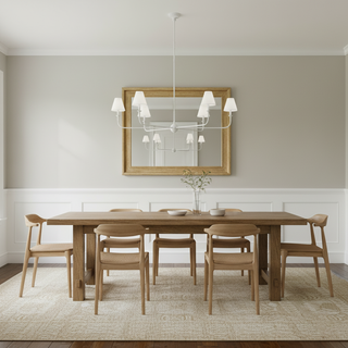 Piaf Grande Farmhouse Brass Chandelier