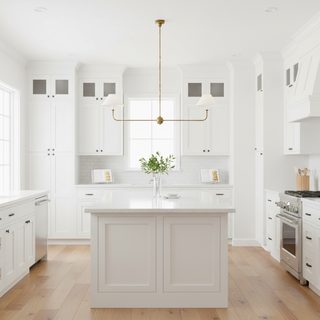 Piaf Grande Farmhouse Brass Chandelier
