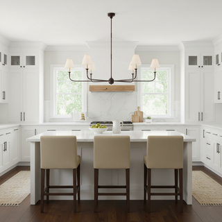Piaf Grande Farmhouse Brass Chandelier
