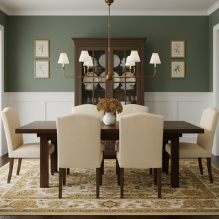 Piaf Grande Farmhouse Brass Chandelier