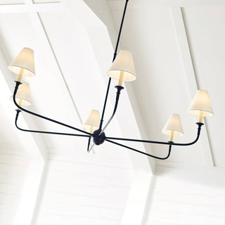 Piaf Grande Farmhouse Brass Chandelier