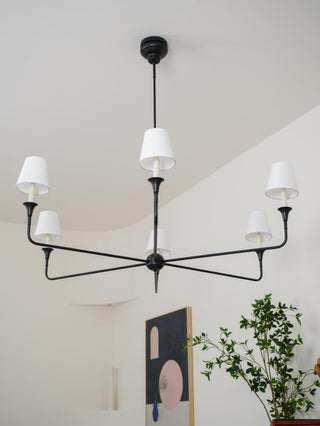 Piaf Grande Farmhouse Brass Chandelier