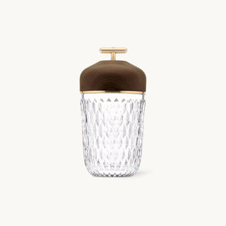 Pine Textured Glass Table Lamp