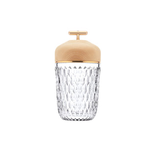 Pine Textured Glass Table Lamp