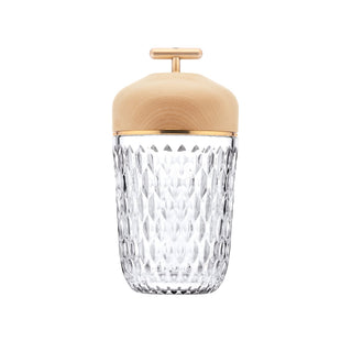 Pine Textured Glass Table Lamp