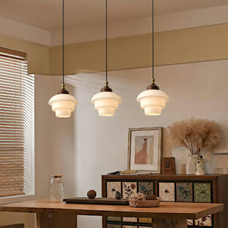 Pinecone Retro Glass Pendant Light
