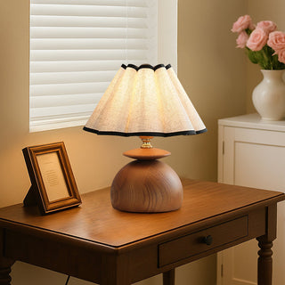 Theo Mid-Century Fabric Table Lamp