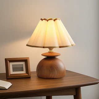 Theo Mid-Century Fabric Table Lamp