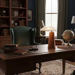 Pium Retro Wood Table Lamp