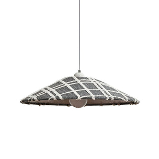 Plaid Scandinavian Cloth Pendant Light