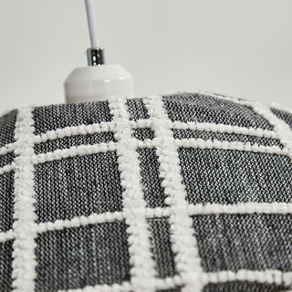 Plaid Scandinavian Cloth Pendant Light