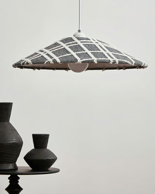 Plaid Scandinavian Cloth Pendant Light