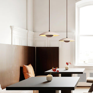 Plate Wabi-Sabi Travertine Pendant Light