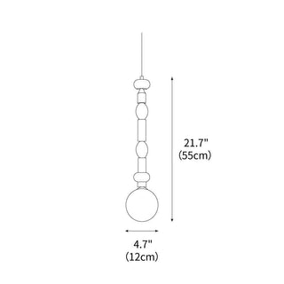 Playing Beads Modern Iron Pendant Light