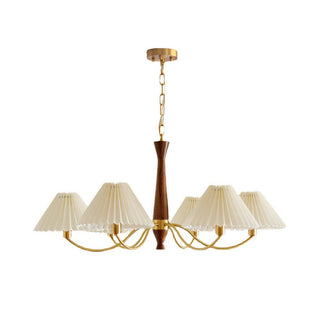 Pleated Retro Fabric Chandelier