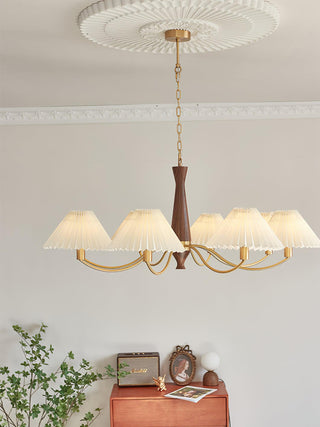 Pleated Retro Fabric Chandelier