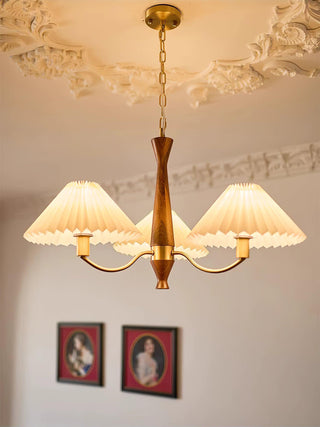 Pleated Retro Fabric Chandelier
