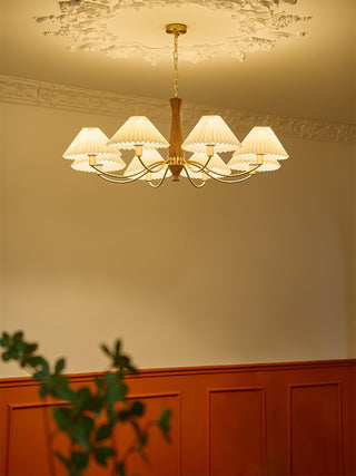 Pleated Retro Fabric Chandelier