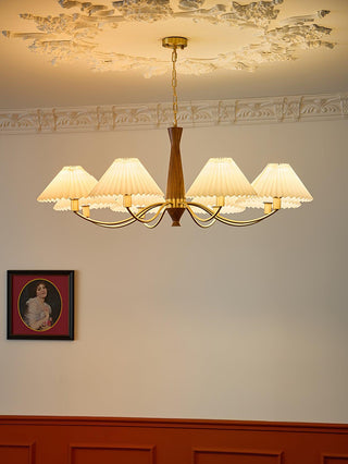 Pleated Retro Fabric Chandelier