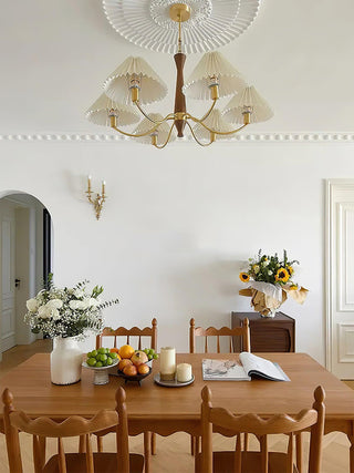 Pleated Retro Fabric Chandelier