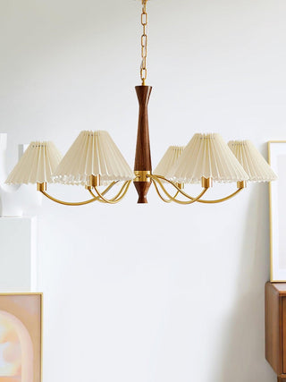 Pleated Retro Fabric Chandelier