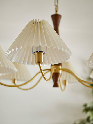 Pleated Retro Fabric Chandelier