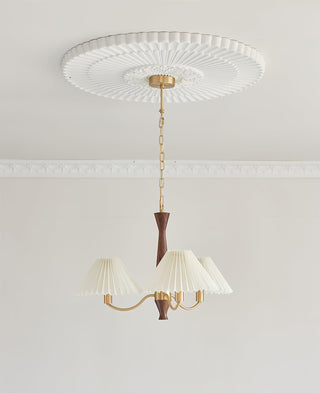 Pleated Retro Fabric Chandelier