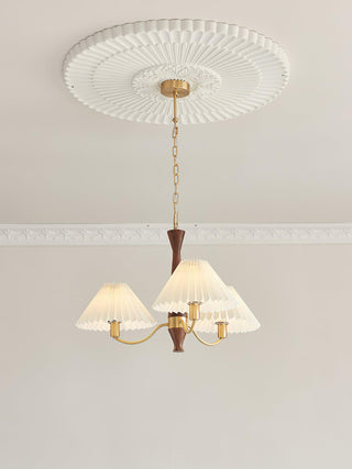 Pleated Retro Fabric Chandelier