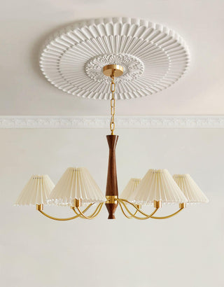 Pleated Retro Fabric Chandelier