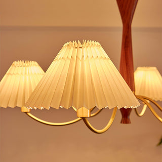 Pleated Retro Fabric Chandelier
