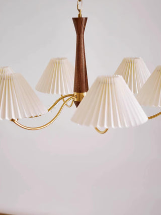 Pleated Retro Fabric Chandelier