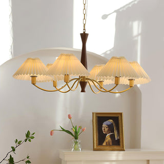 Pleated Retro Fabric Chandelier