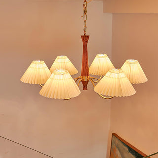 Pleated Retro Fabric Chandelier