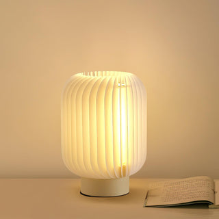Pleated Oriental Acrylic Table Light